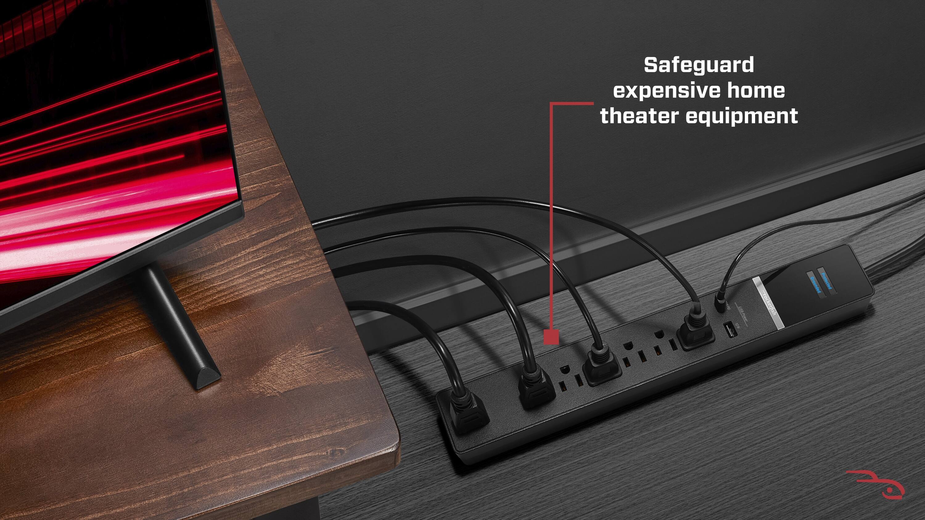 Safeguard expensive home theater equipment.