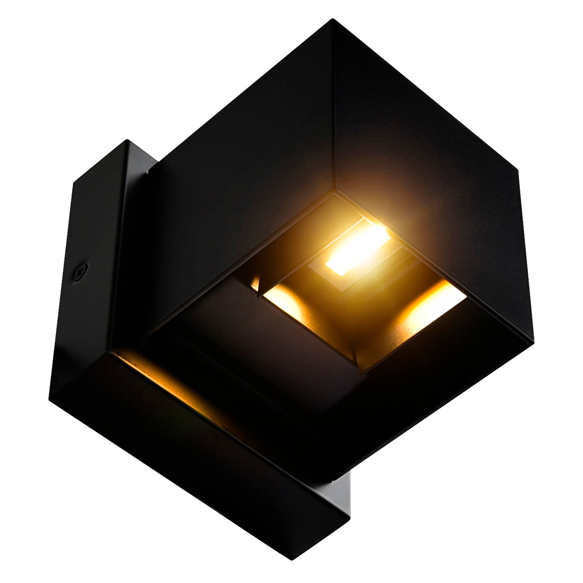 Angle. CWI Lighting - Lilliana LED Wall Sconce With Black Finish - Black.