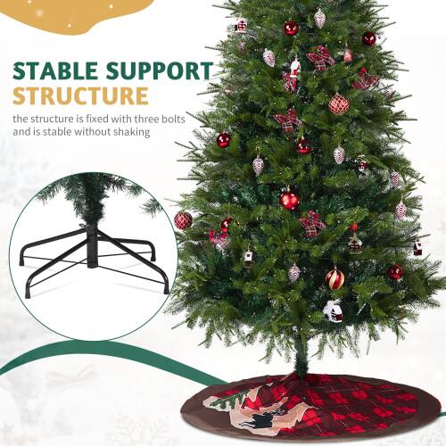 STABLE SUPPORT STRUCTURE  
the structure is fixed with three bolts and is stable without shaking