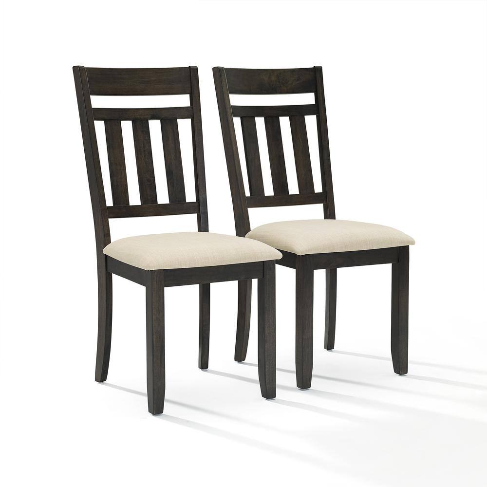 Alt View 1. Crosley Furniture - Hayden 2-Piece Slat Back Dining Chair Set - Grey.