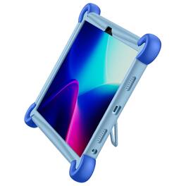 Visual Land - 11" FHD 128GB Tablet - Hybrid Adult/Kids - MediaTek G99 Octa-Core - Android 15 - Google Kids Space - w/ Bumper Case - Blue