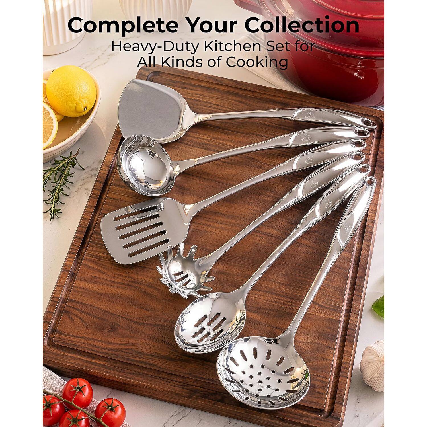 Complete Your Collection  
Heavy-Duty Kitchen Set for All Kinds of Cooking