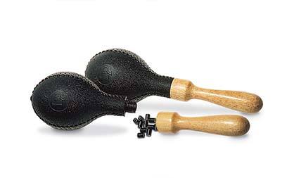 Front. Latin Percussion - Refillable Maracas.