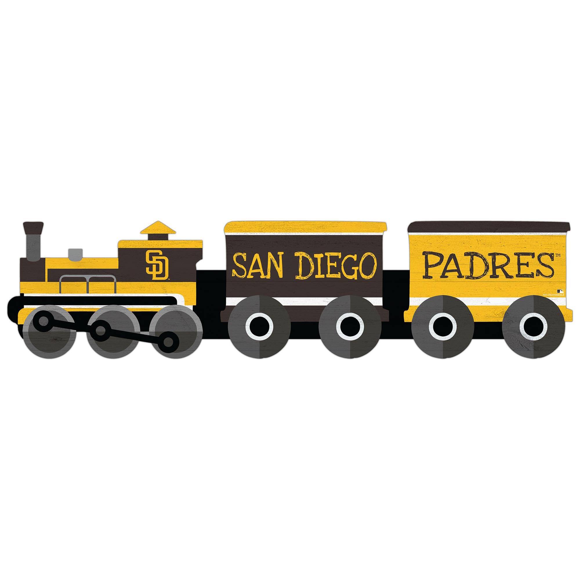 San Diego Padres 6'' x 24'' Train Cutout Sign