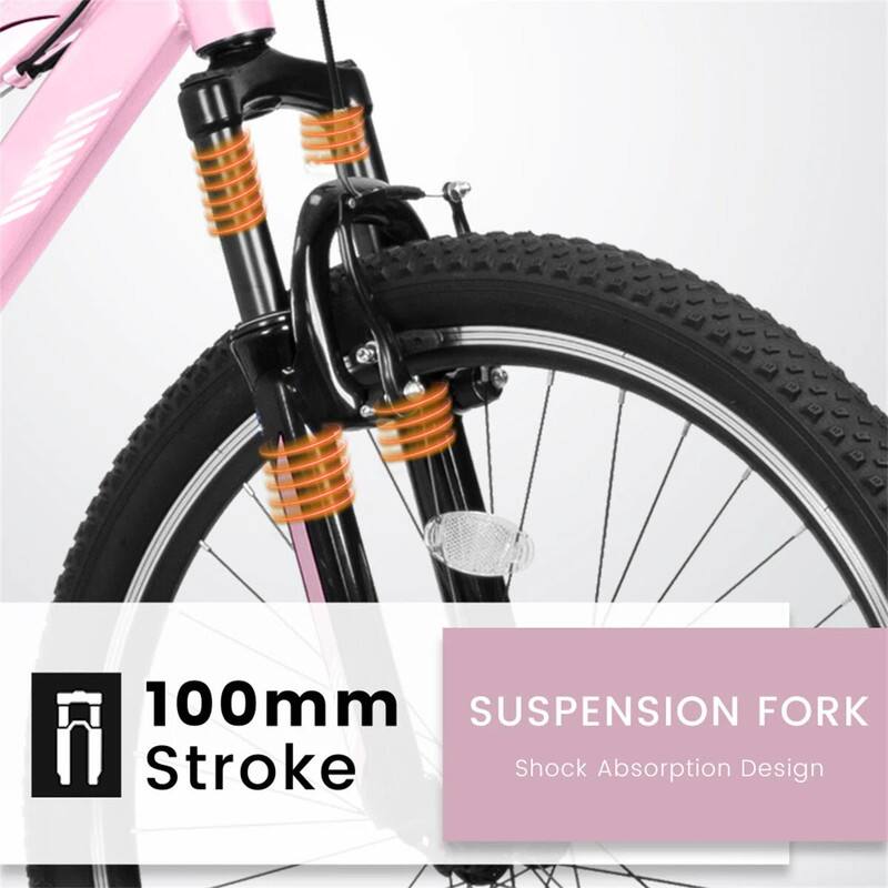 100mm Stroke  
SUSPENSION FORK  
Shock Absorption Design