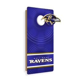 Fan Creations - Baltimore Ravens Wall Hanging Cornhole Board - Multicolor