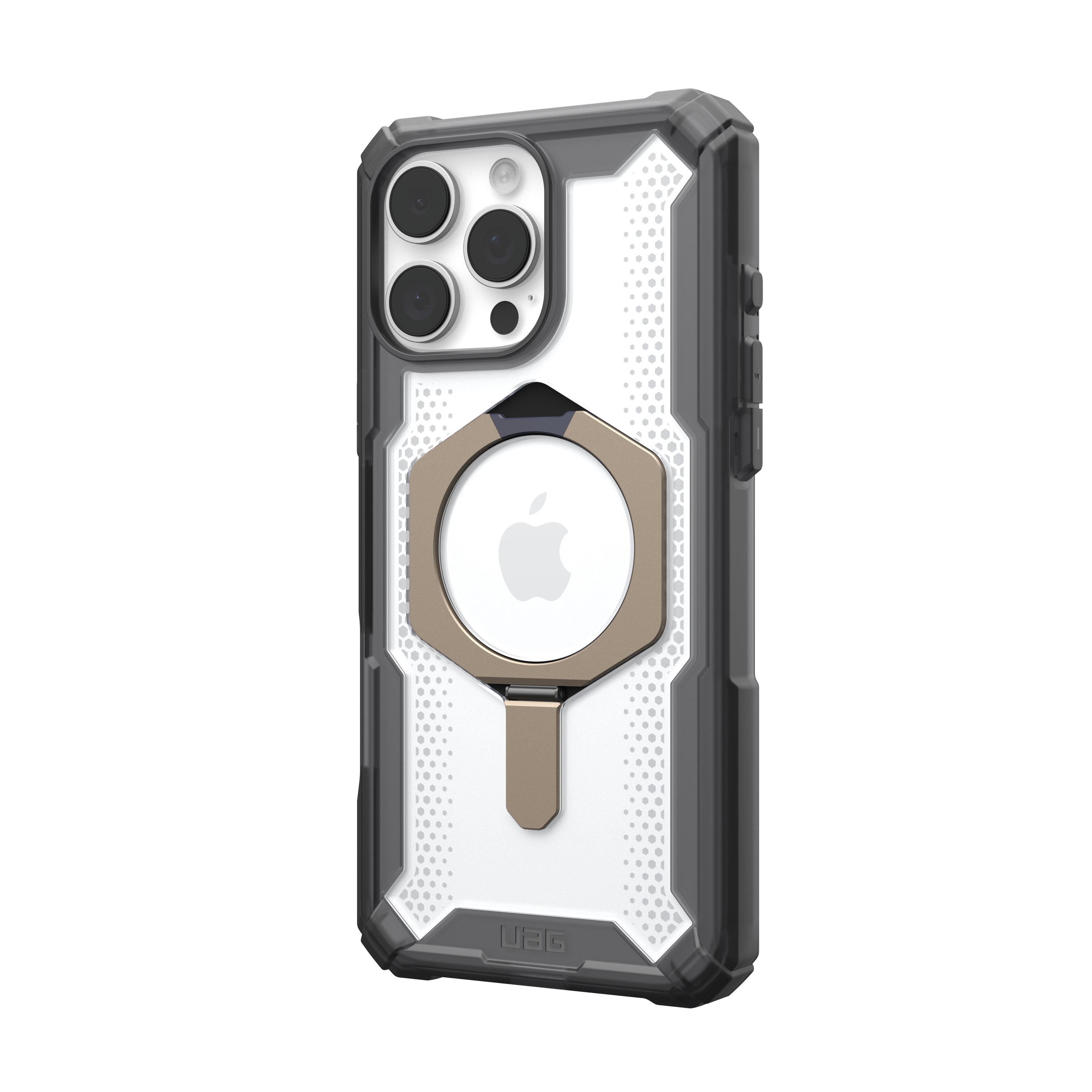 Alt View 3. UAG - Plasma XTE Series Case with Magsafe for Apple iPhone 16 Pro Max - Ash/Titanium.