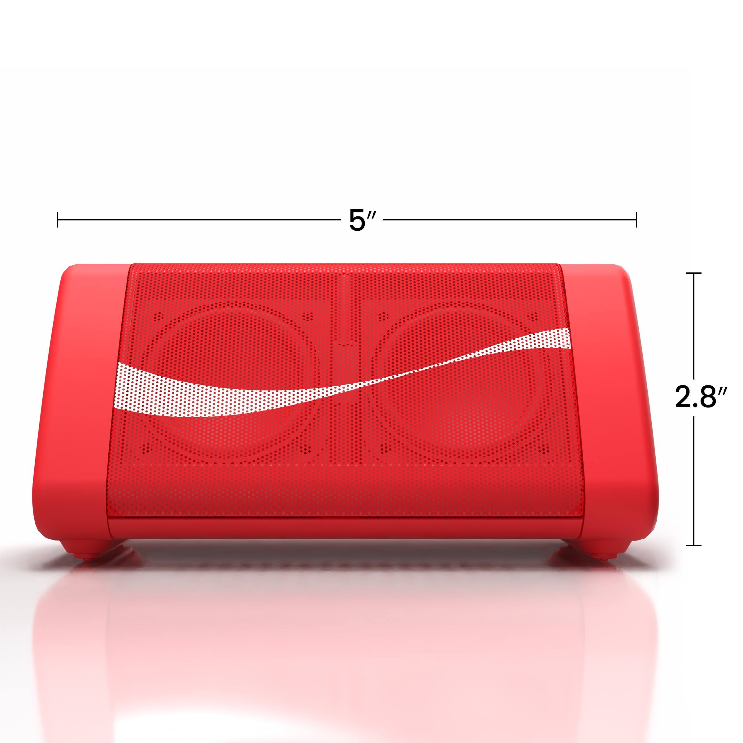 Alt View 4. OontZ - 3 Bluetooth Speaker, Coca-Cola.