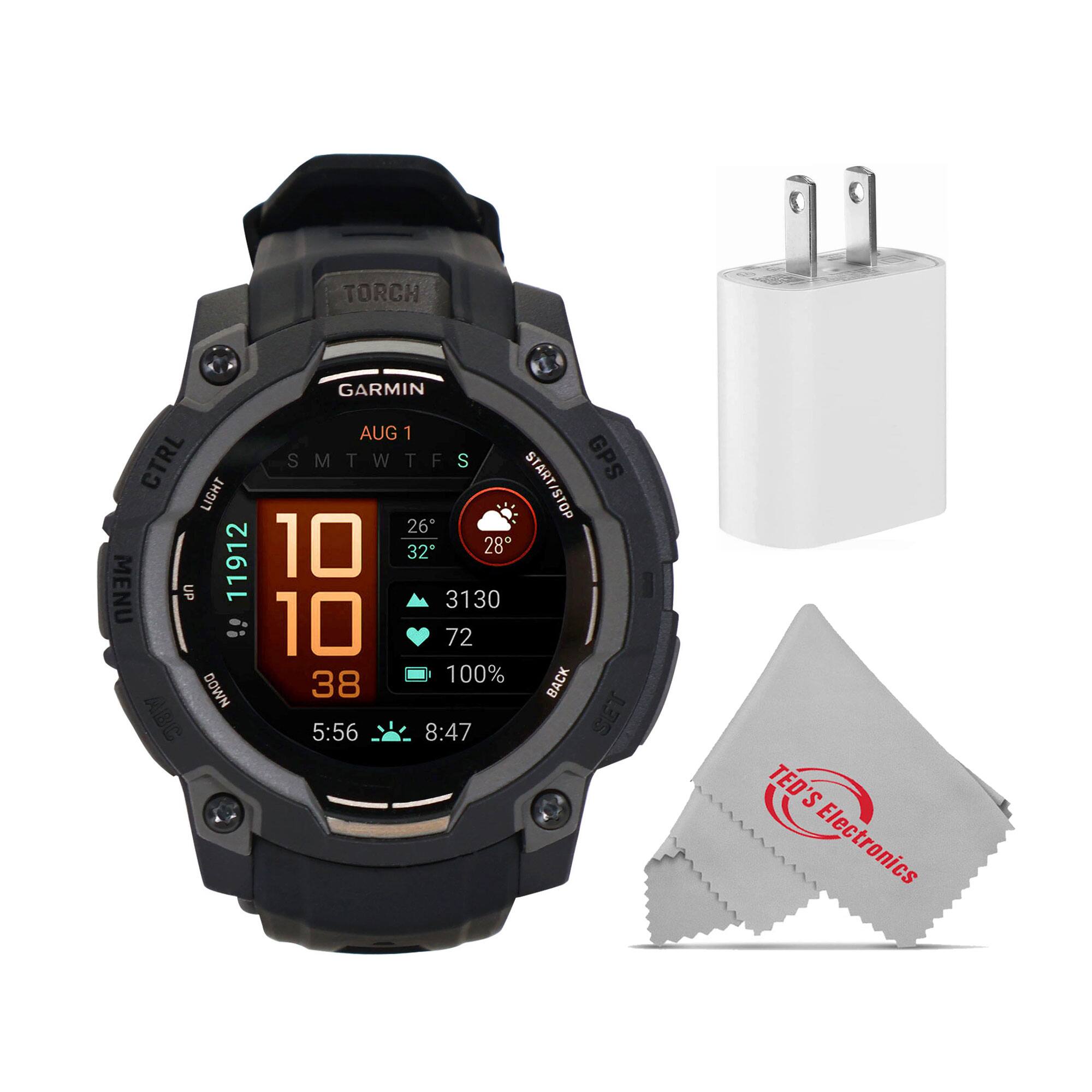 TORCH  
GARMIN  
AUG 1  
CTRL  
SMTWTFS  
S  
GPS  
LIGHT  
START/STOP  
26  
11912  
10  
32  
28  
MENU  
UP  
3130  
10  
72  
100%  
BACK  
DOWN  
38  
ABC  
5:56  
8:47  
SET  
TED'S Electronics