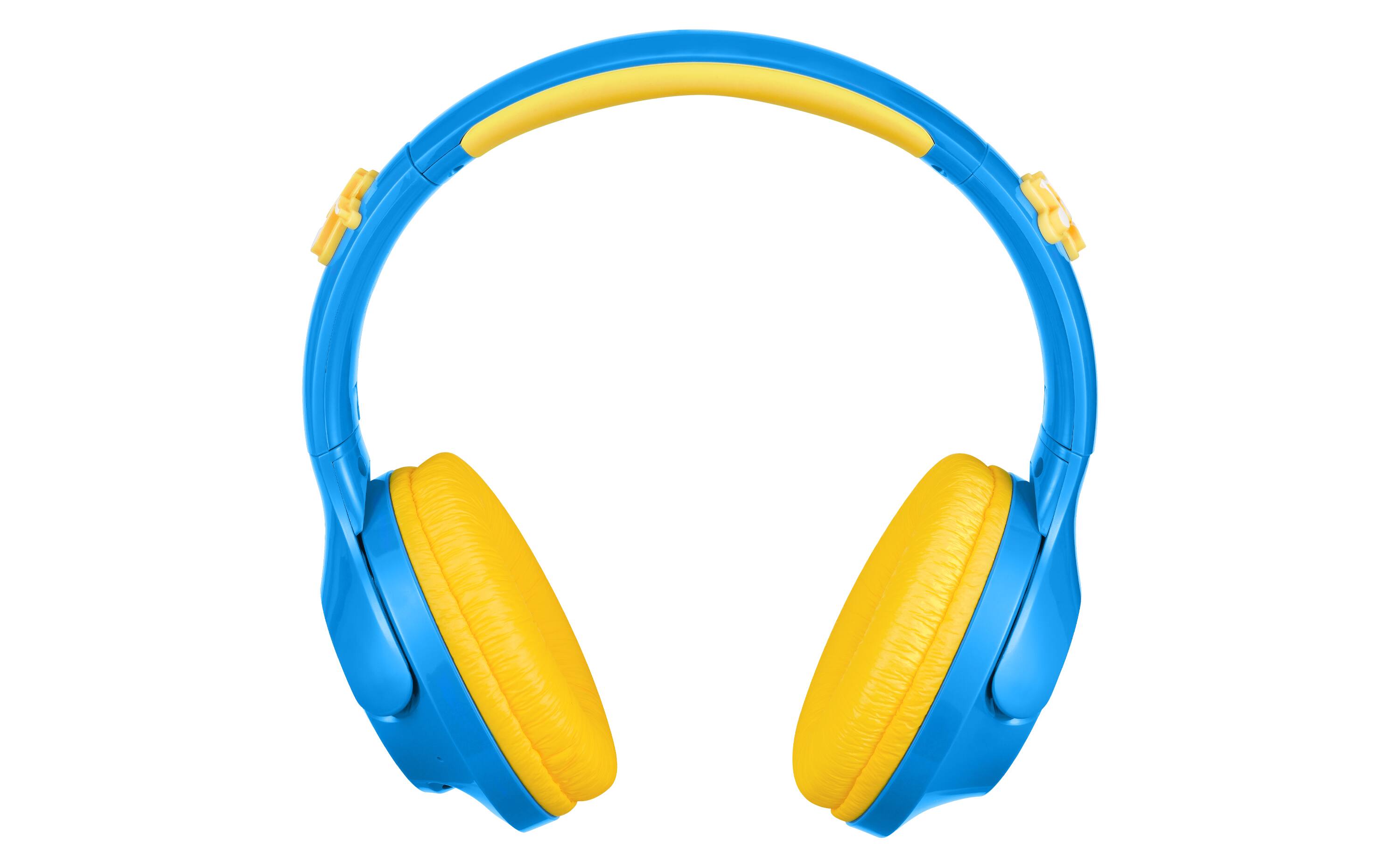 Back. eKids - eKids Ms Rachel Bluetooth Headphones for Kids, Wireless Headphones with Built-in Nursery Rhymes - Blue.