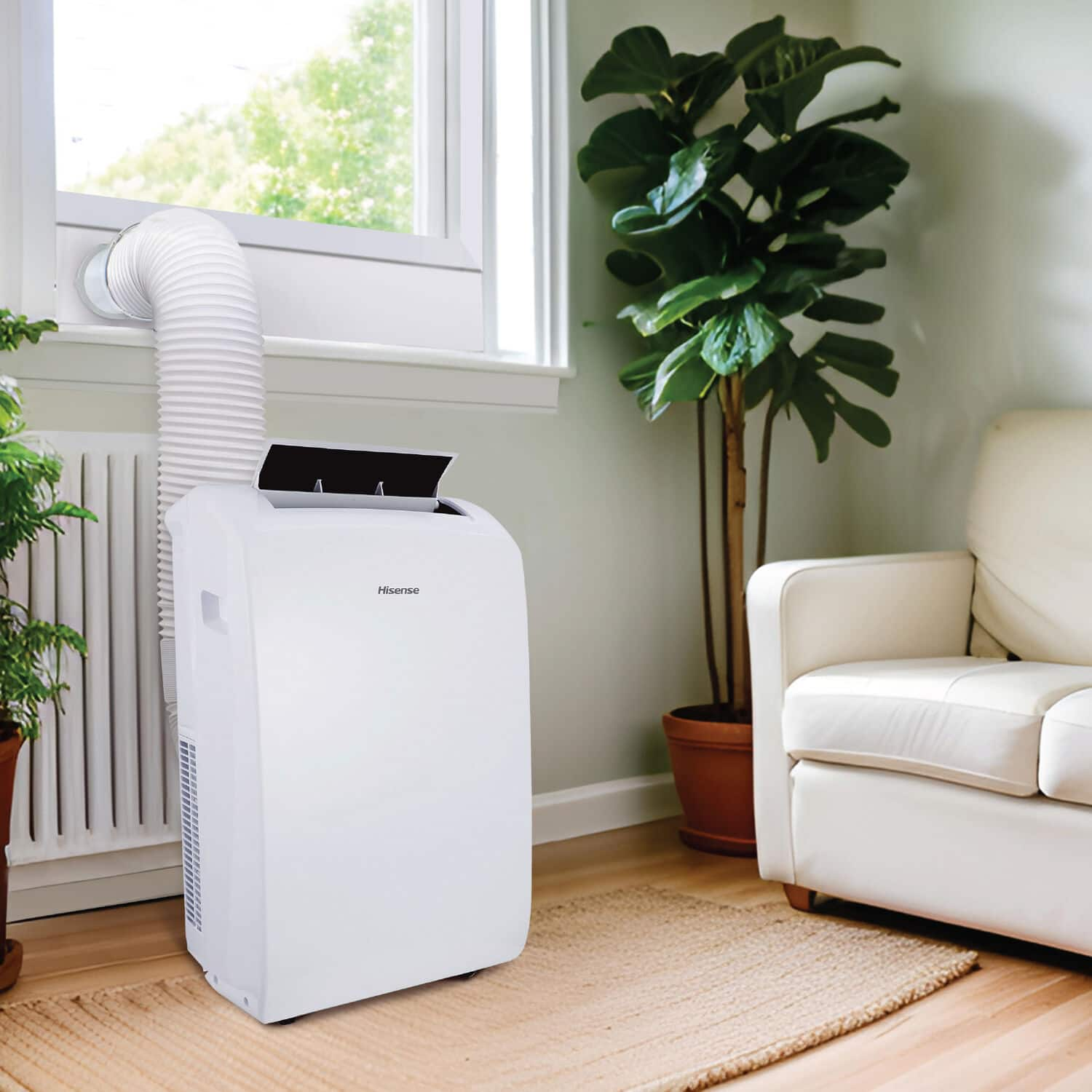 Hisense 8,000 Btu Smart Portable Air Conditioner With Wi-fi And Remote 