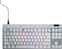 Logitech - PRO X TKL RAPID Wired Hall-Effect Gaming Keyboard with Magnetic Analog Switch and Customizable RGB Lighting for PC - White