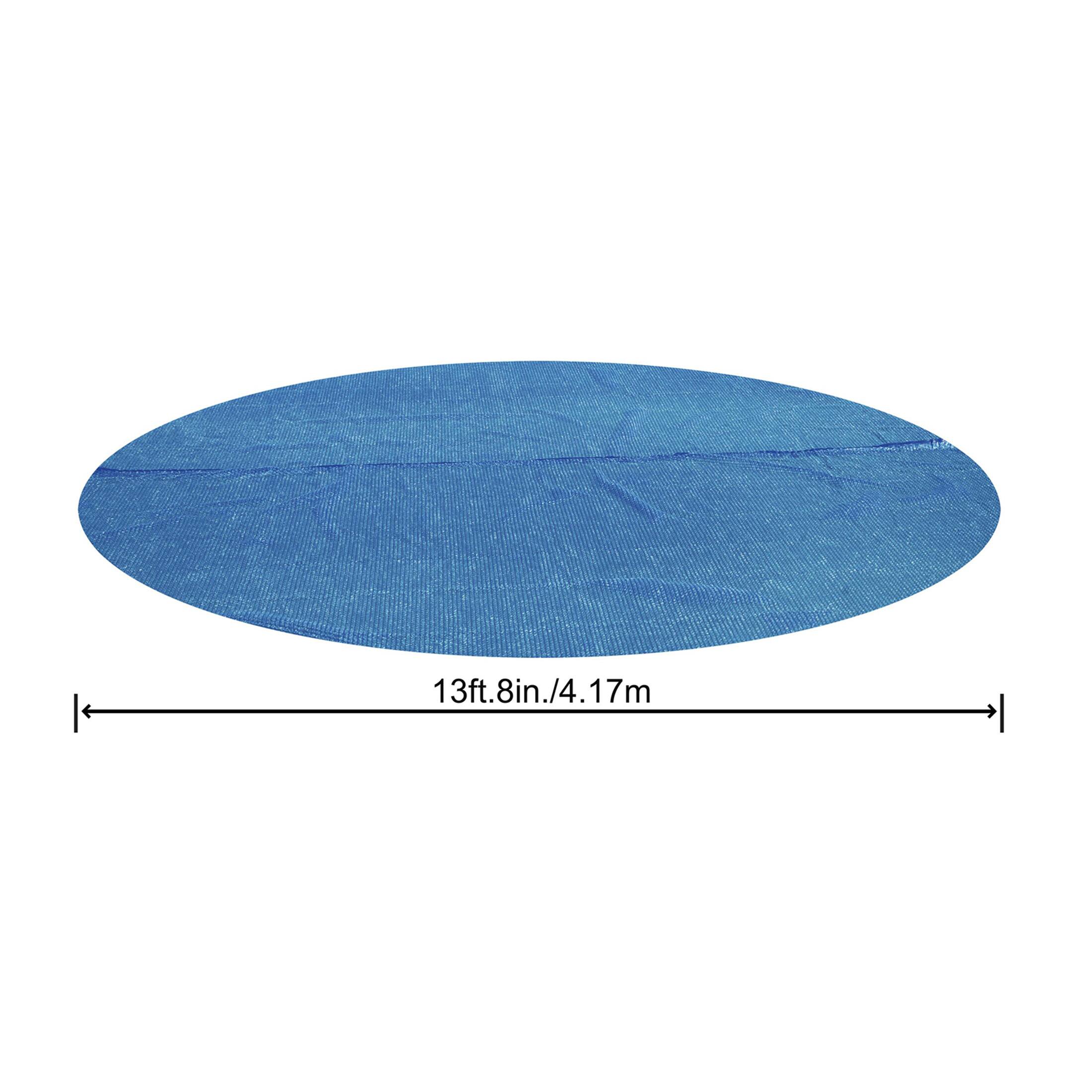 Alt View 1. Bestway - Bestway Flowclear 14 Feet Round Above Ground Pool Solar Pool Cover Only, Blue.