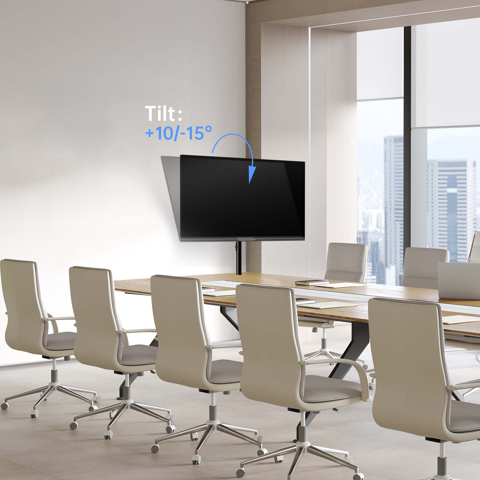 Tilt: +10/-15°
