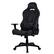 Front. Arozzi - Torretta Soft Fabric Gaming Chair - Pure Black.
