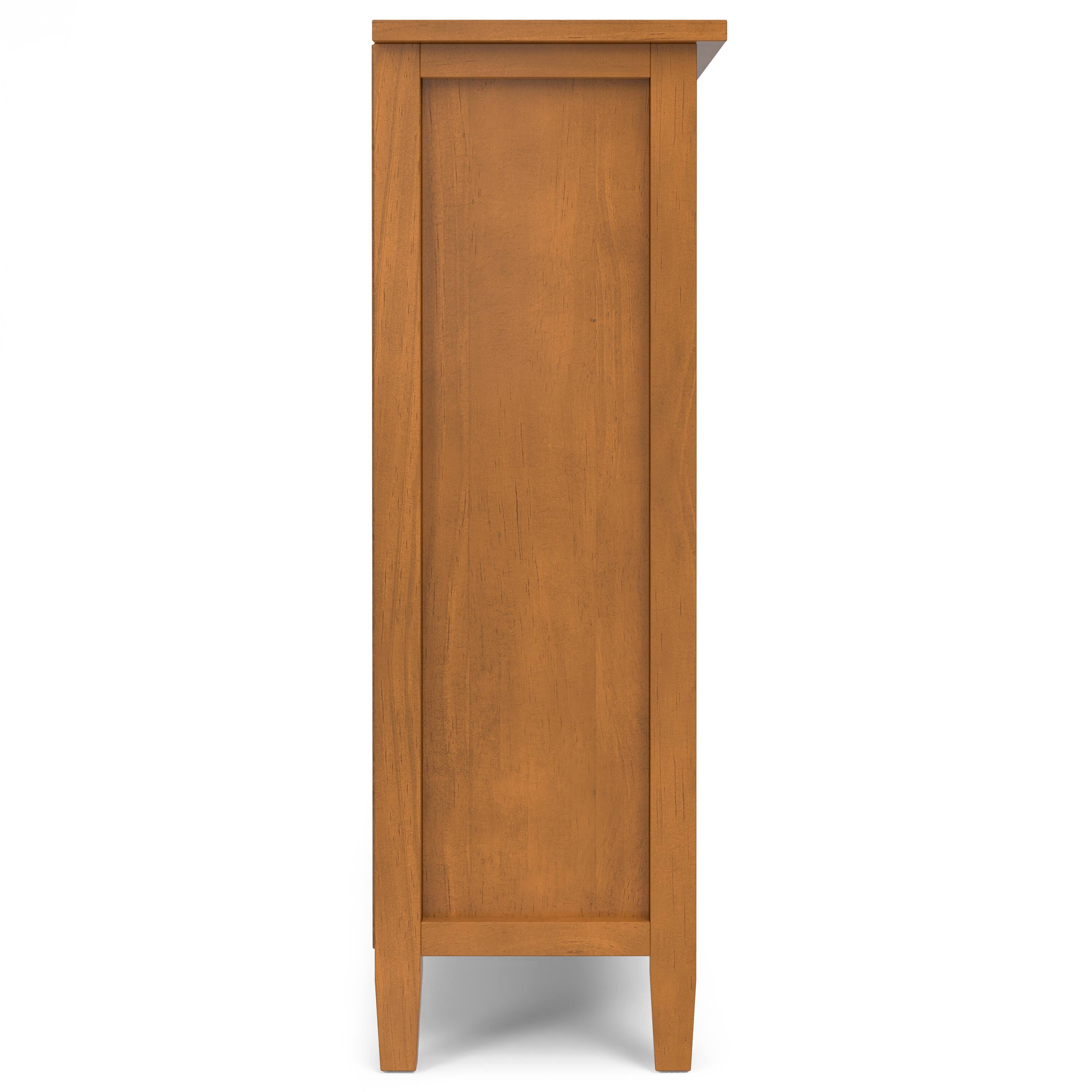 Alt View 8. Simpli Home - Warm Shaker SOLID WOOD 36 inch Wide Transitional Entryway Storage Cabinet in Light Golden Brown - Light Golden Brown.