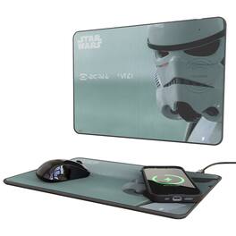 Keyscaper - Star Wars: A New Hope Cinematic Moments: Discovery 15-Watt Wireless Charger and Mouse Pad - Stormtrooper