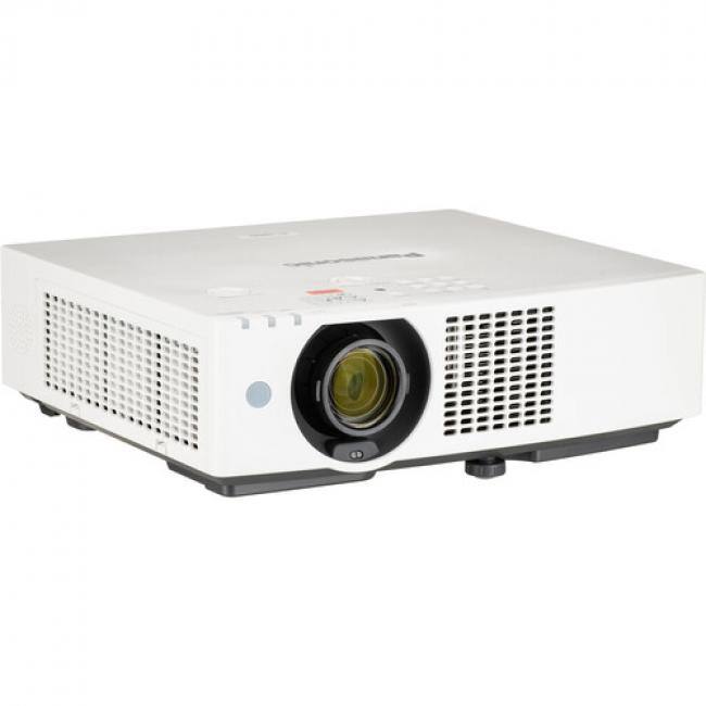 Front. Panasonic - Panasonic Connect LCD Projector - Black - Front - 7300 lm - Black.