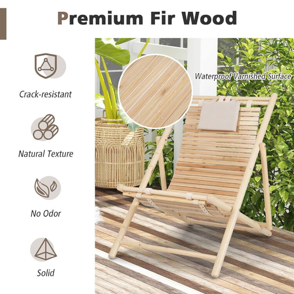 Premium Fir Wood  
Waterproof Varnished Surface  
Crack-resistant  
Natural Texture  
No Odor  
Solid