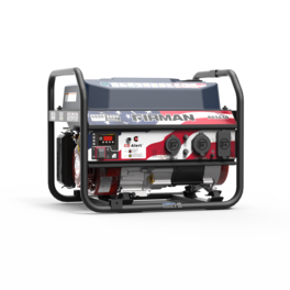 Firman - Gas Portable Generator 4550/3650W Recoil Start Stars & Stripes - Red, White, Blue