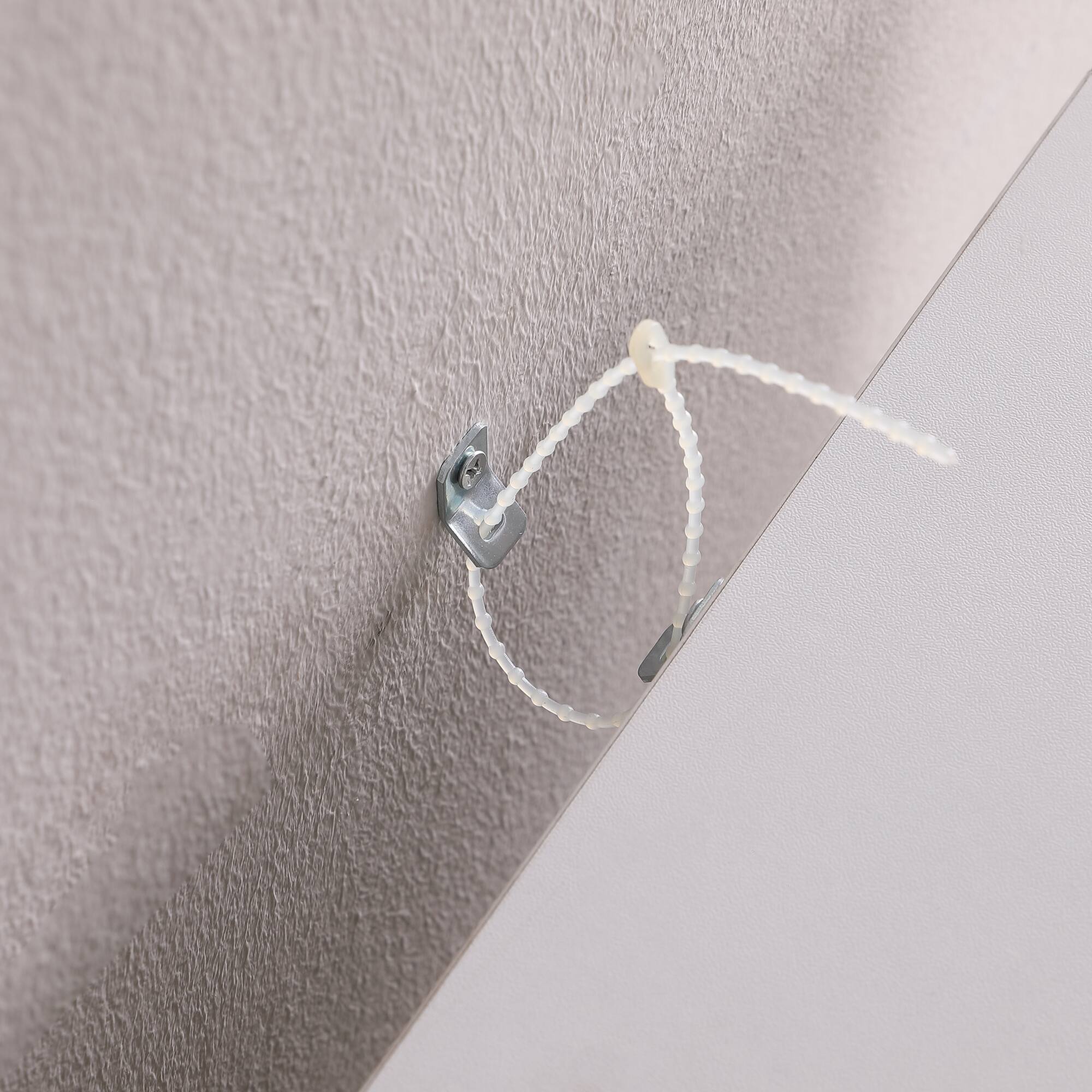 Alt View 6. GOODSILO - Ultra-Thin Adjustable Shelf Bookcase with Wavy Border Design for Home and Office Storage Solutions - White.