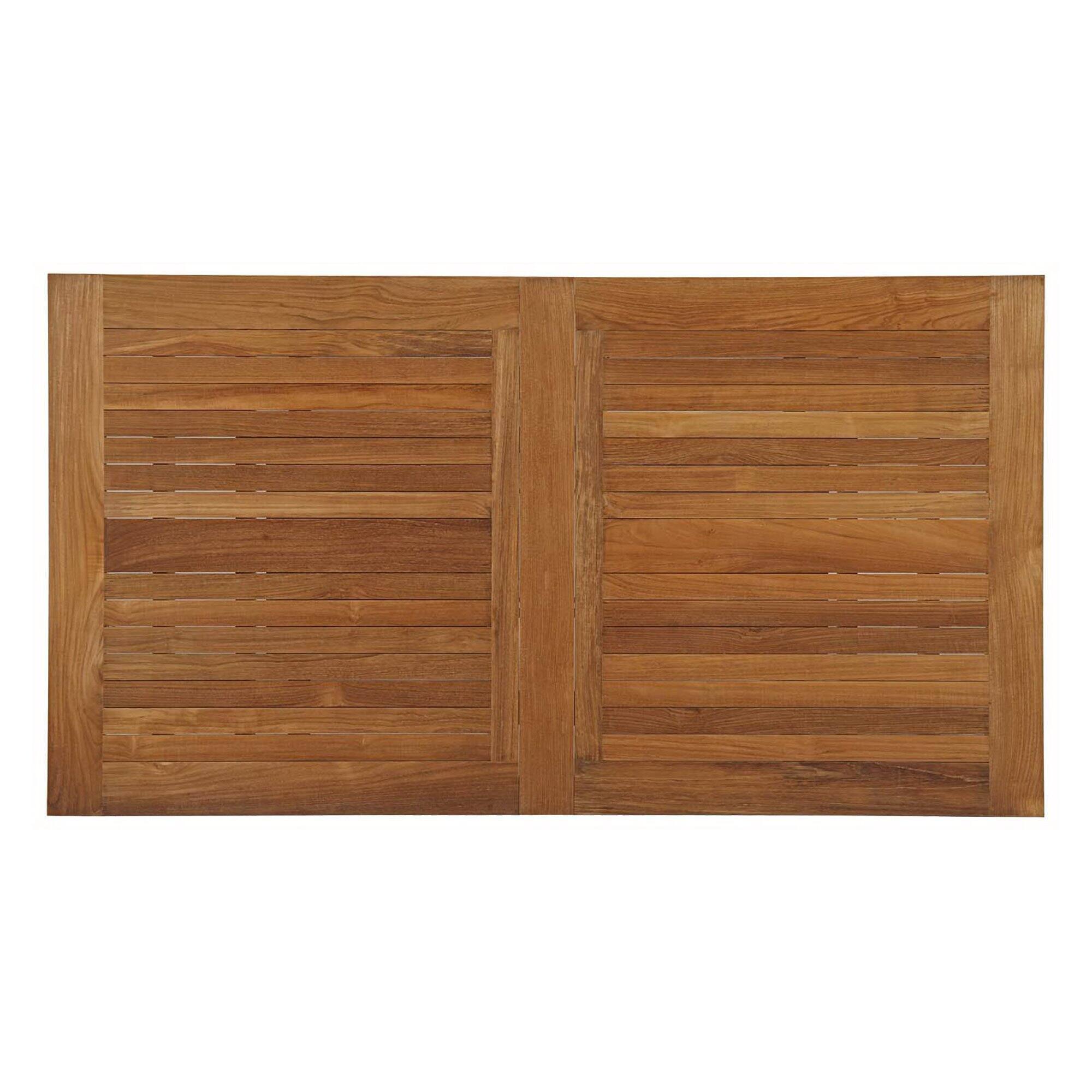 Alt View 2. Modway - Marina Extendable Outdoor Patio Teak Dining Table by Modway - Natural.