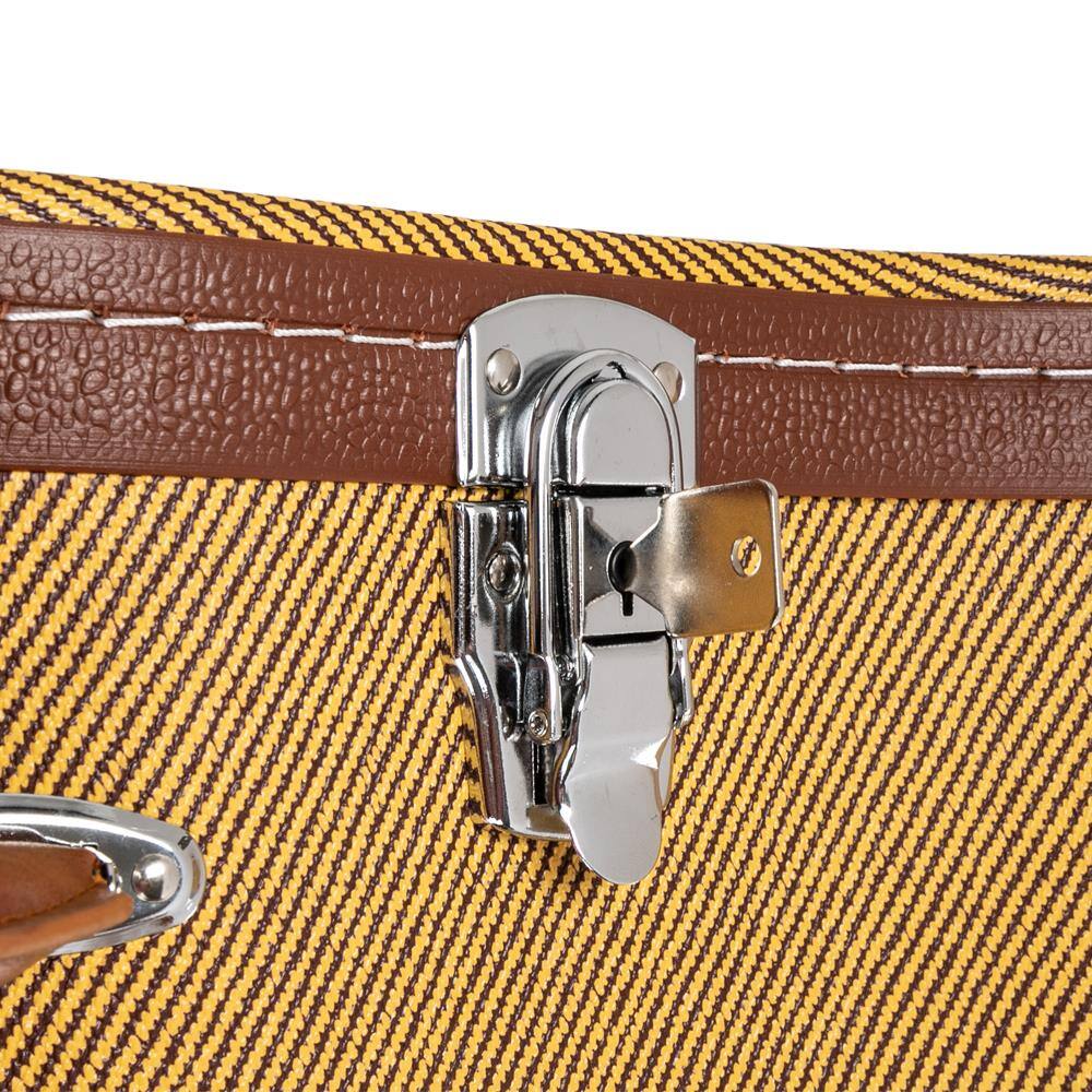 Back. Winado - Glarry PVC Folk Guitar Hardshell Carry Hard Case Flat Fit Acoustic Guitar.