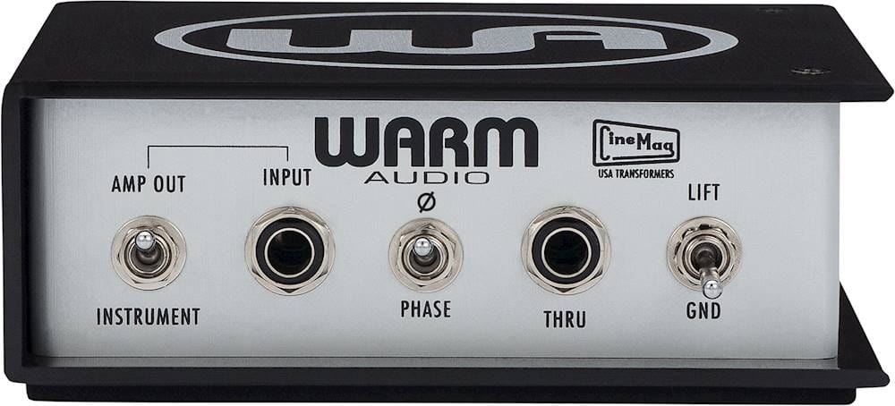 Front. Warm Audio - Direct Box Active - Black.