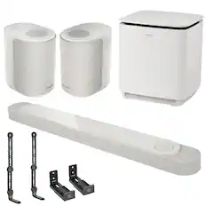 Front. Bose - Bose Lifestyle Ultra Soundbar, White.