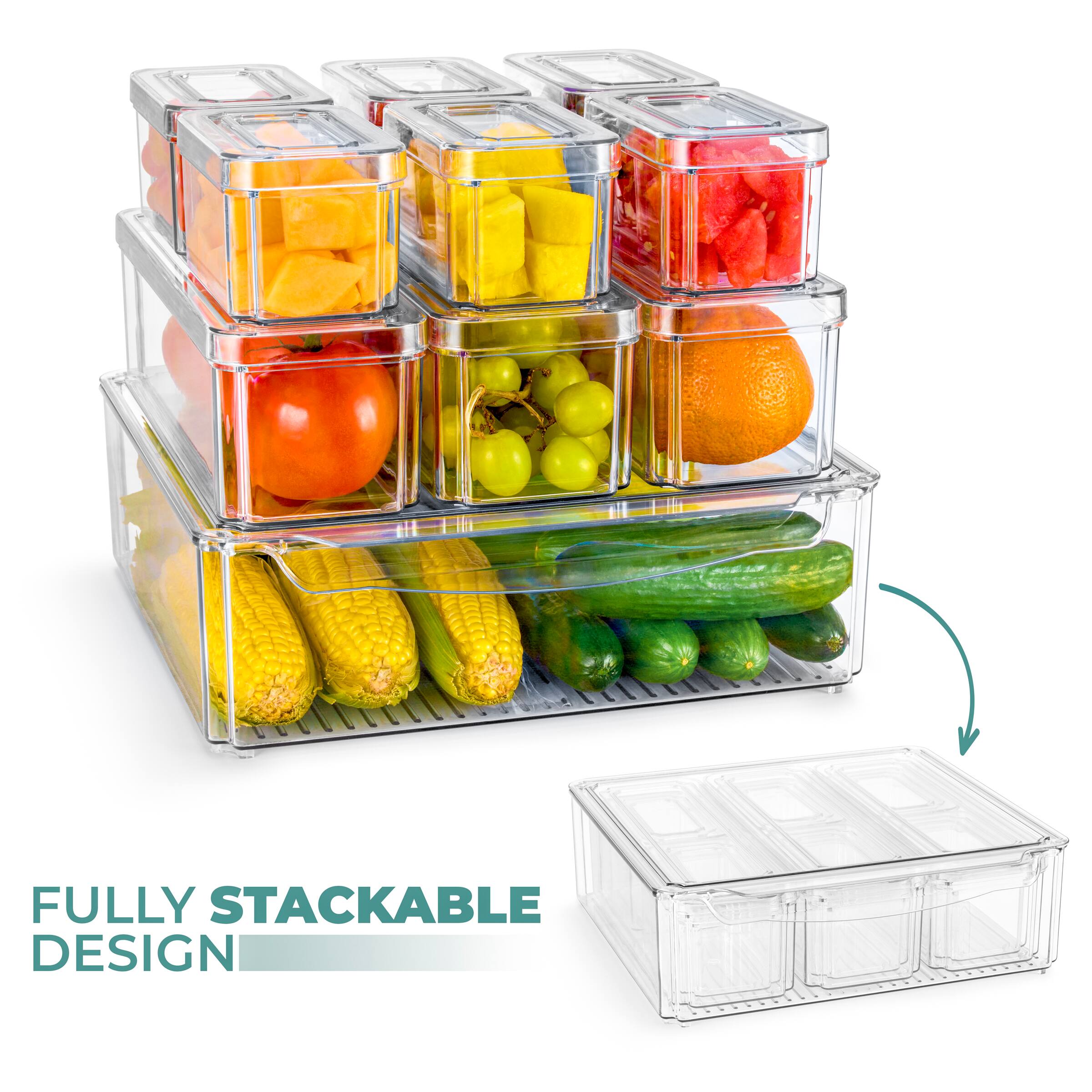 FULLY STACKABLE DESIGN