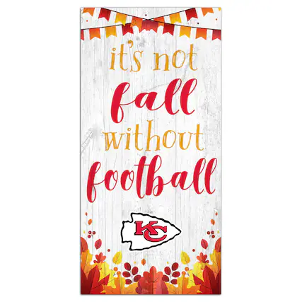 it's not fall without football
KC