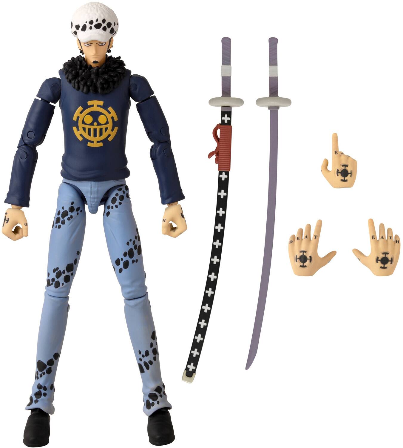 Bandai - One Piece - Anime Heroes - Trafalgar Law Action Figure - COLLECTIBLES