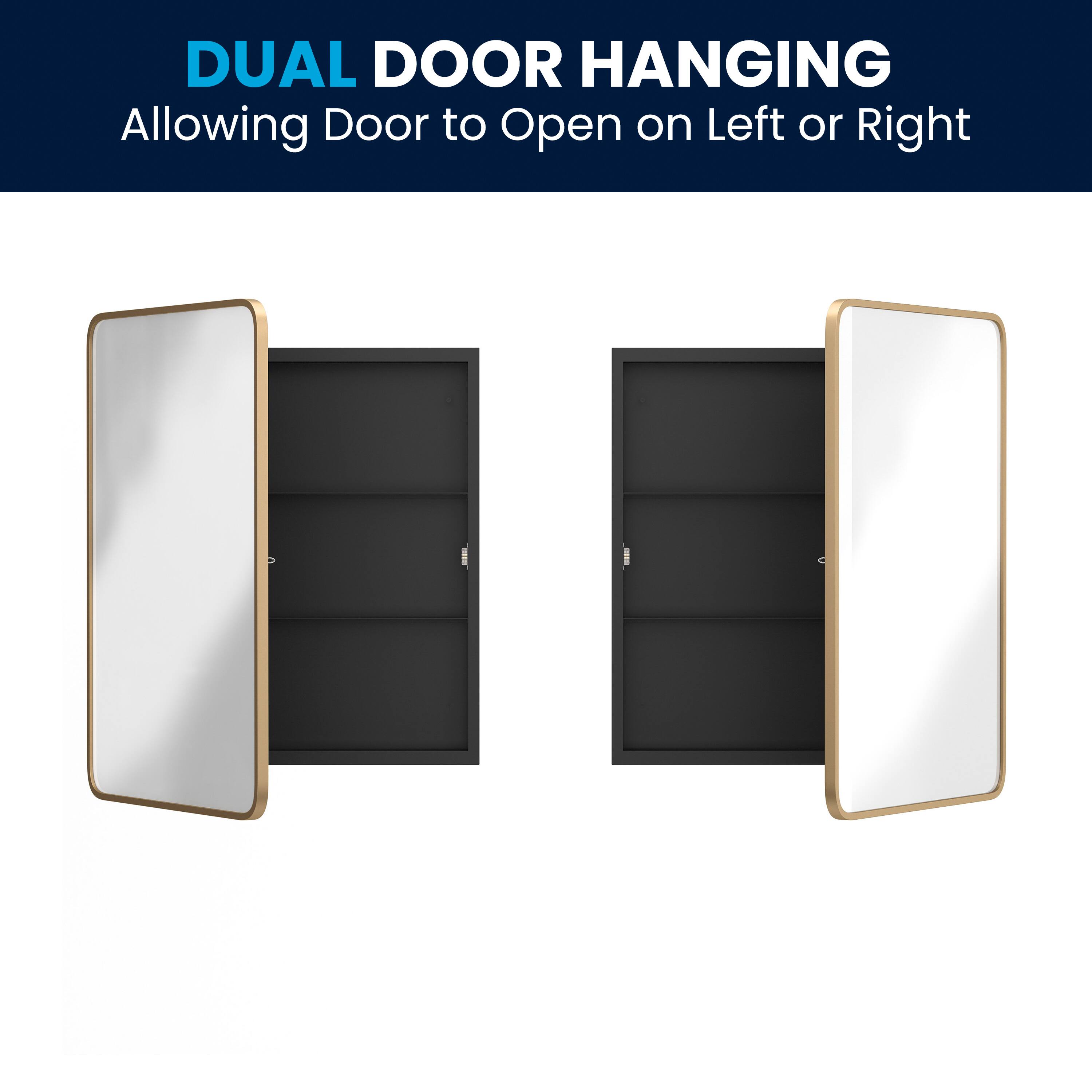 DUAL DOOR HANGING  
Allowing Door to Open on Left or Right