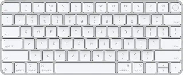 Magic Keyboard (USB-C) with Touch ID for Mac models with Apple silicon - White
