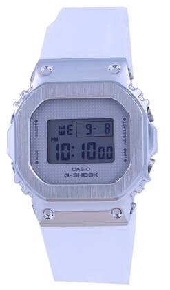 Casio - G-Shock Digital Resin Band GM-S5600SK-7 GMS5600SK-7 200M Women's Watch - Silver