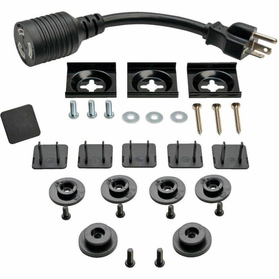 Alt View 6. Tripp Lite - Eaton Tripp Lite Series 2kW Single-Phase Local Metered PDU, 100-127V Outlets (14 5-15/20R), L5-20P/5-20P adapter, 0U - Unknown.