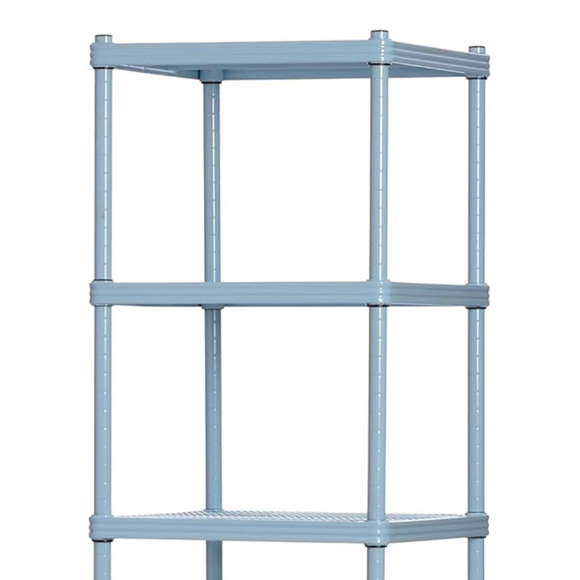 Alt View 8. Design Ideas - Design Ideas MeshWorks 5 Tier Tower Metal Storage Shelving Unit Rack, Sky Blue - Sky Blue.