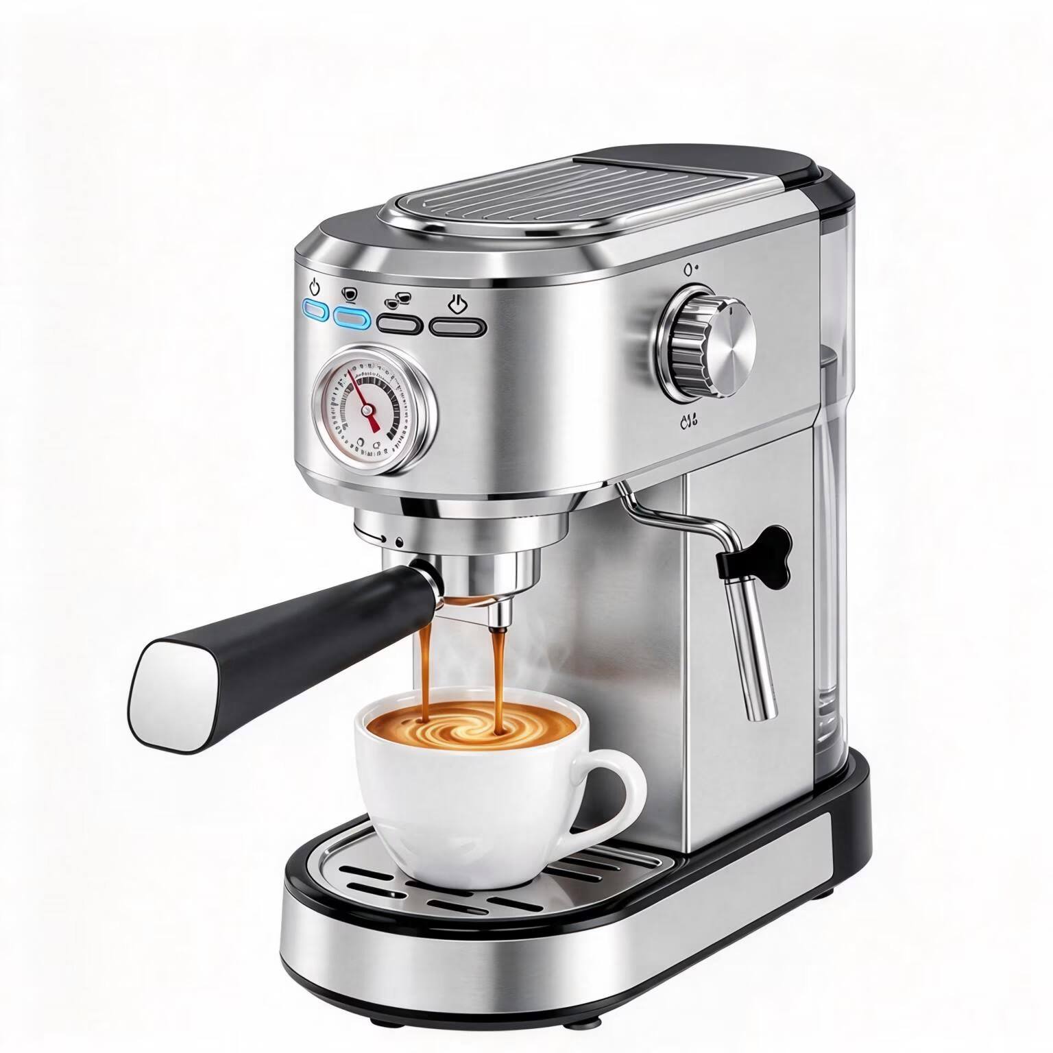 Sweet Espresso Machine with Milk Frothing Steam Wand, 20 Bar Pump ...