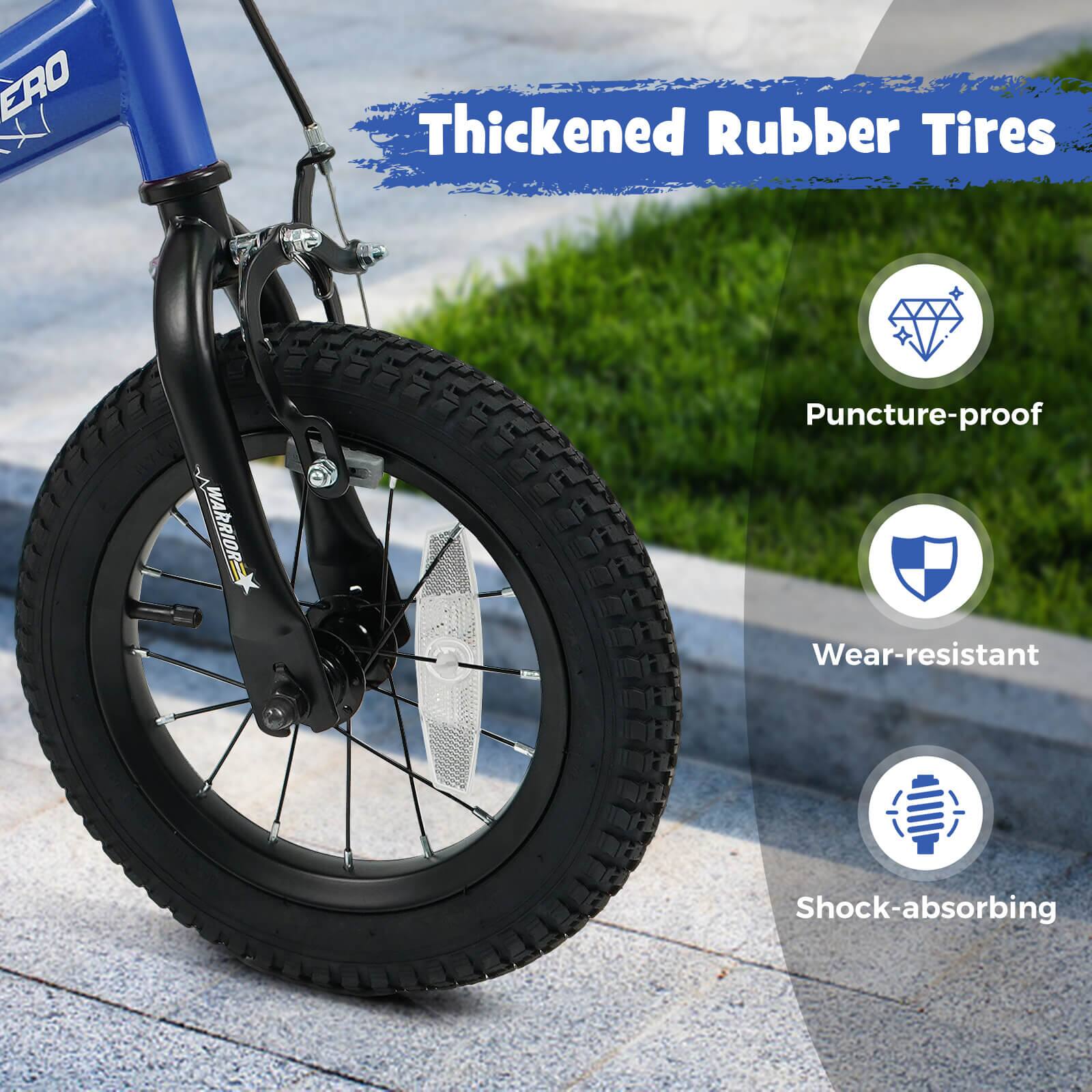Thickened Rubber Tires

- Puncture-proof
- Wear-resistant
- Shock-absorbing