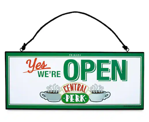 Yes We're Open
Central Perk
Friends
© Warner Bros. Ent. (2021)