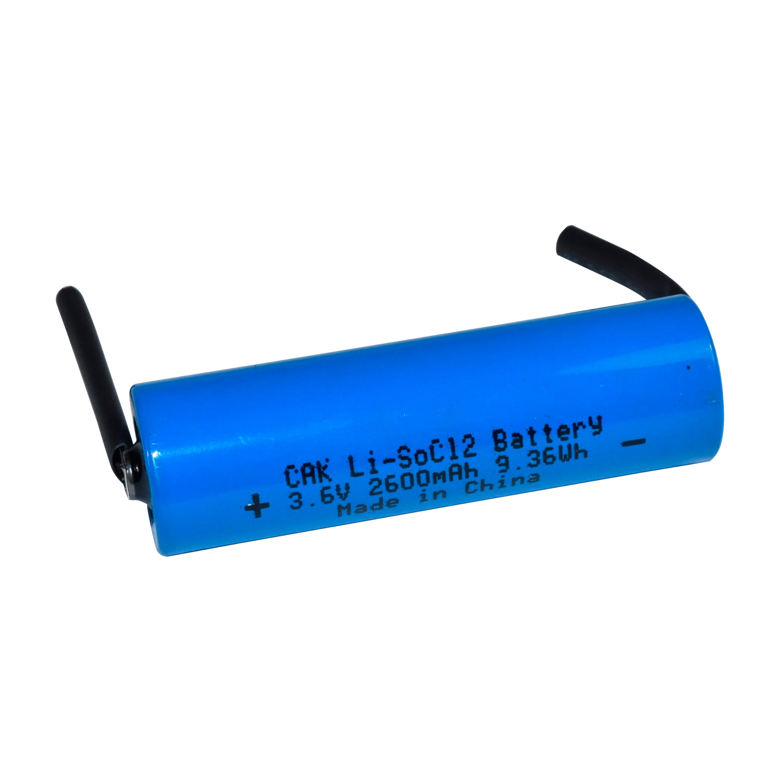 CAK Li-Socl2 Battery 2600mAh 9.36Wh 3.6V Made in China