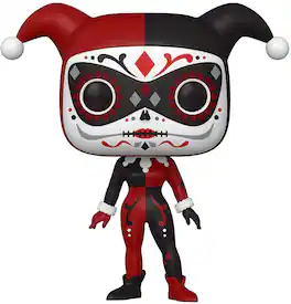 DC Comics Funko POP Vinyl Figure | Dia De Los Harley Quinn - Red