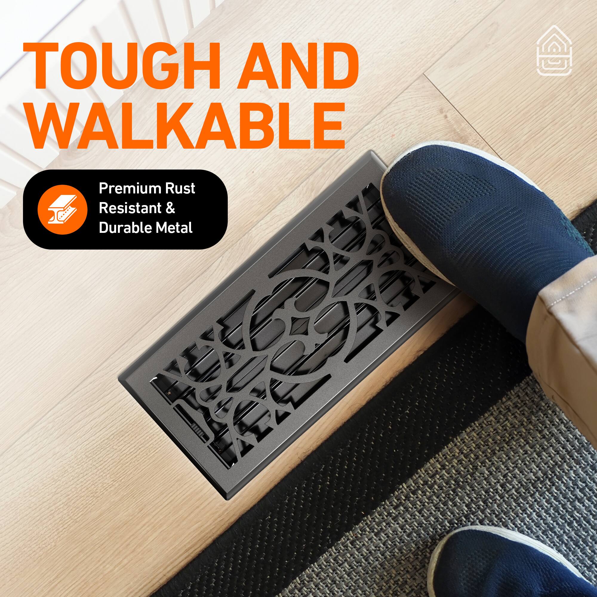 TOUGH AND WALKABLE

Premium Rust Resistant & Durable Metal