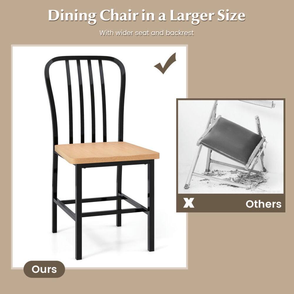 Dining Chair in a Larger Size  
With wider seat and backrest  

Ours  

Others