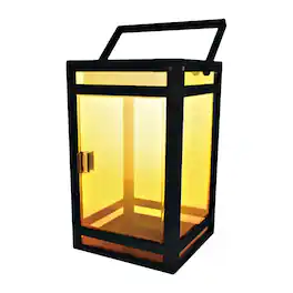 Techko Maid - Portable Solar Lantern (Clear Panel) - Black
