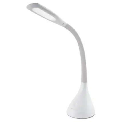 Front. OttLite - Creative Curves LED Desk Lamp - White.