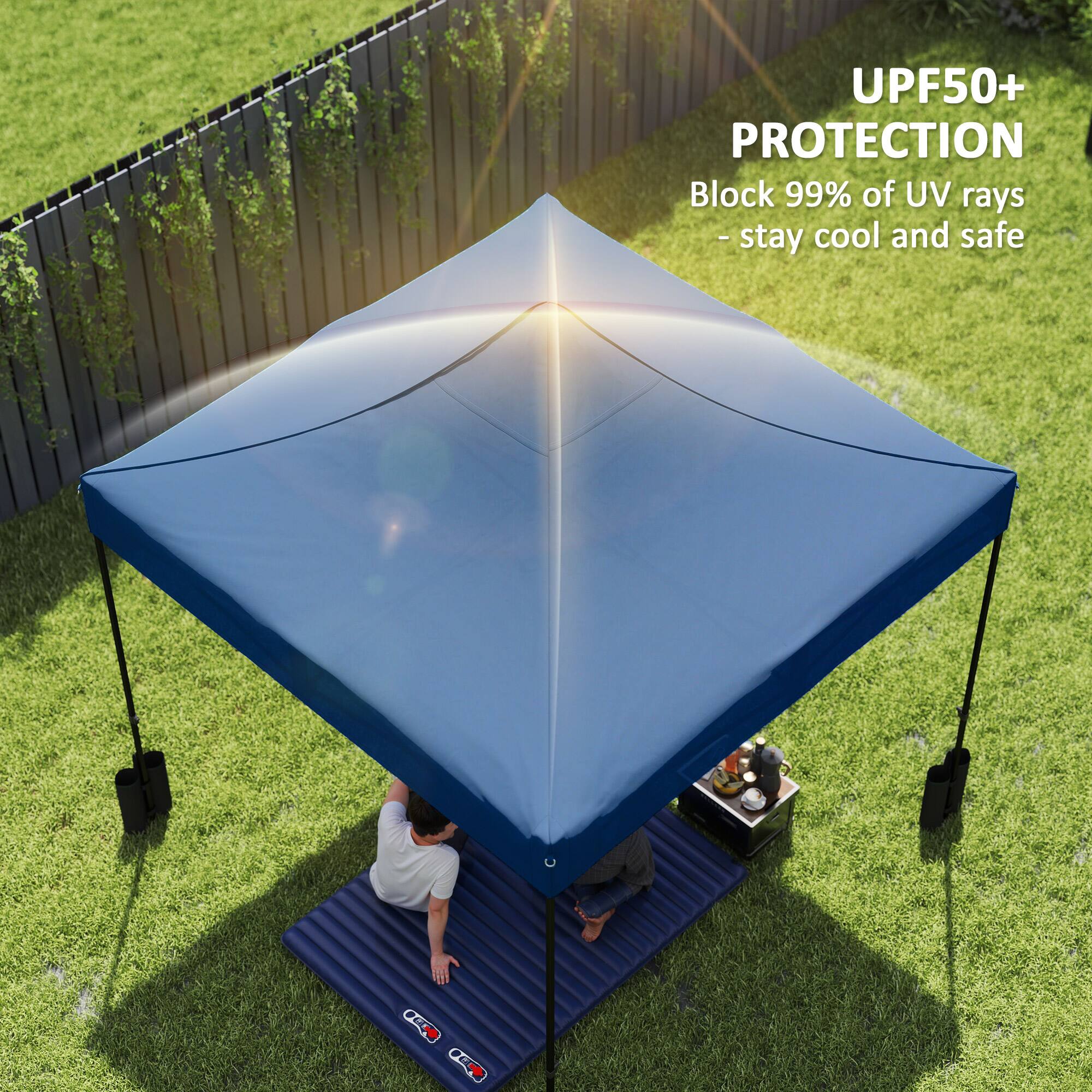 UPF50+ PROTECTION Block 99% of UV rays - stay cool and safe