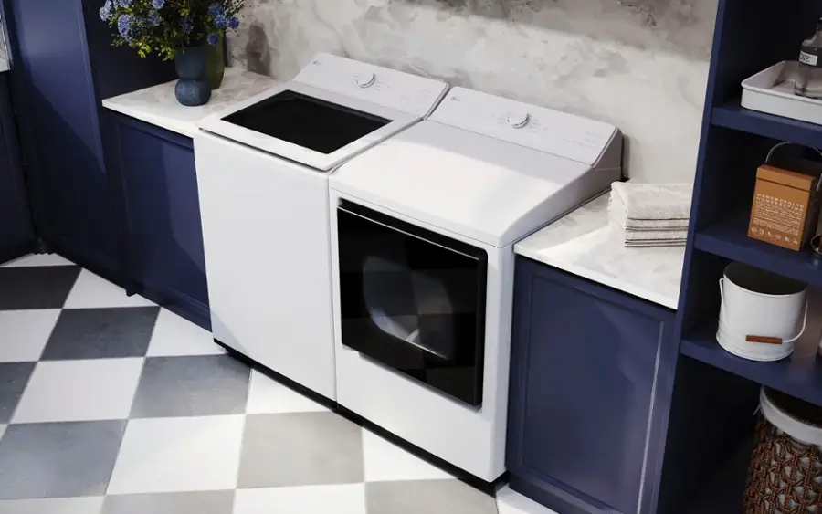 Alt View 25. LG - 7.3 Cu. Ft. Smart Electric Dryer with Sensor Dry - Alpine White.