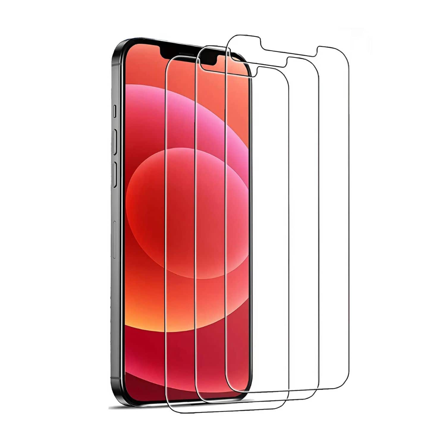 Home Collection - 3-Pack Tempered Glass Screen Protector for iPhone SE – 9H Hardness, HD Clear, Full Coverage - Clear / Transparent