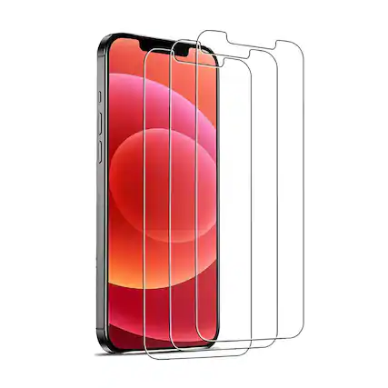 Front. Home Collection - 3-Pack Tempered Glass Screen Protector for iPhone 6S – 9H HD Clear - Clear / Transparent.